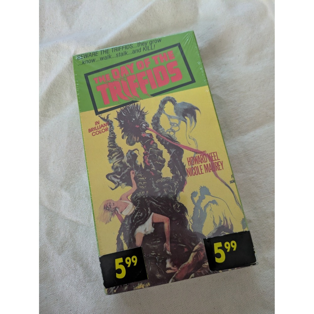 The Day of the Triffids VHS Sci-Fi Horror Movie Goodtimes VGT-5090 NEW